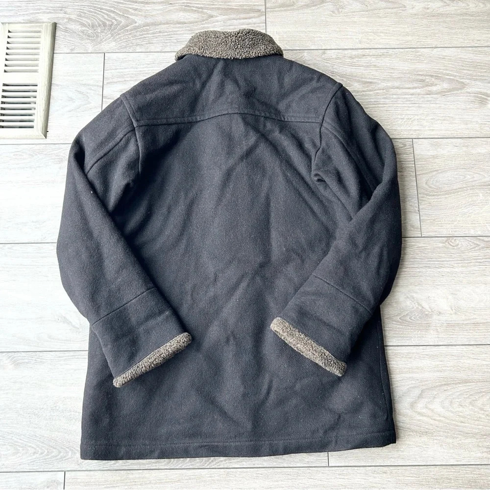 Vintage Les Modes Ellabee Wool Blend Faux Shearling Lining Sherpa Jacket - Picture 13 of 14